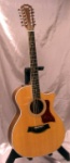 Taylor 400 Series 454CE 12 String Grand Auditorium Spruce/Ovangkol Acoustic Electric Guitar